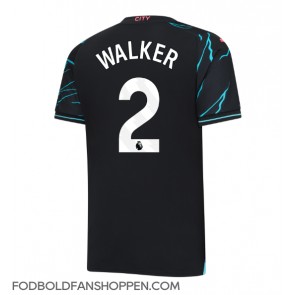 Manchester City Kyle Walker #2 Tredjetrøje 2023-24 Kortærmet